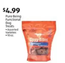 Aldi Pure Being Functional Dog Treats offer