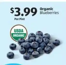 Aldi Organic Blueberries offer