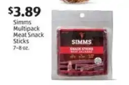 Aldi Simms Multipack Meat Snack Sticks offer