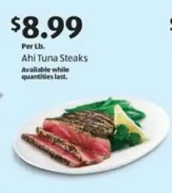 Aldi Ahi Tuna Steaks offer