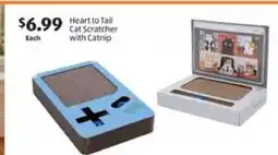 Aldi Heart to Tail Cat Scratcher with Catnip offer