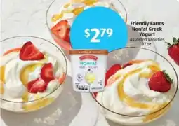 Aldi Friendly Farms Nonfat Greek Yogurt offer