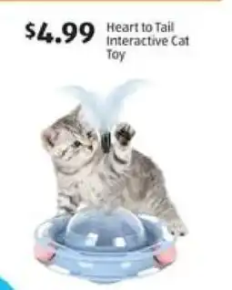 Aldi Heart to Tail Interactive Cat Toy offer