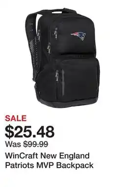 Dick's Sporting Goods WinCraft New England Patriots MVP Backpack offer