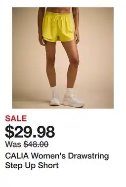 Dick's Sporting Goods CALIA Women's Drawstring Step Up Short offer