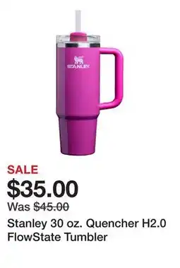 Dick's Sporting Goods Stanley 30 oz. Quencher H2.0 FlowState Tumbler offer