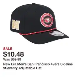 Dick's Sporting Goods New Era Men's San Francisco 49ers Sideline 9Seventy Adjustable Hat offer