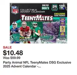 Dick's Sporting Goods Party Animal NFL TeenyMates DSG Exclusive 2025 Advent Calendar - Rare Figures offer