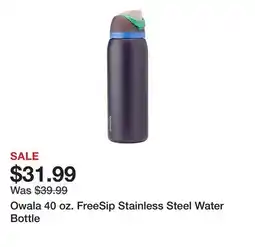 Dick's Sporting Goods Owala 40 oz. FreeSip Stainless Steel Water Bottle offer