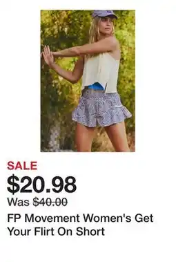 Dick's Sporting Goods FP Movement Women's Get Your Flirt On Short offer