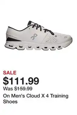 Dick's Sporting Goods On Men's Cloud X 4 Training Shoes offer