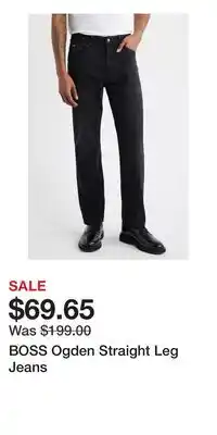 Nordstrom BOSS Ogden Straight Leg Jeans offer