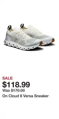 Nordstrom On Cloud 6 Versa Sneaker offer