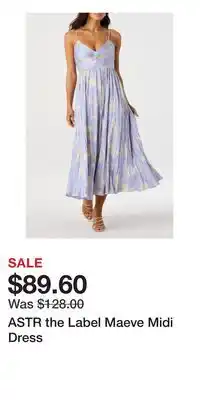 Nordstrom ASTR the Label Maeve Midi Dress offer