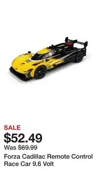 Kohl's Forza Cadillac Remote Control Race Car 9.6 Volt offer