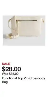 Kohl's Functional Top Zip Crossbody Bag offer