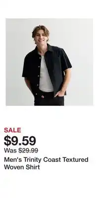 Kohl's Men's Trinity Coast Textured Woven Shirt offer