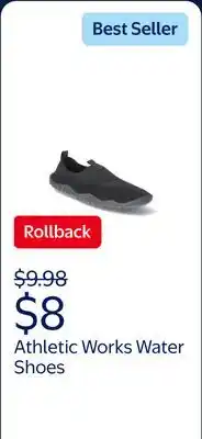 Walmart Athletic Works Women's Water Shoe, Wide Width Available offer