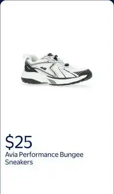 Walmart Avia Women's Performance Bungee Athletic Sneakers offer