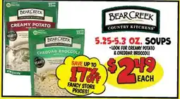Ollie's BEAR CREEK 5.25-5.3 OZ. SOUPS offer