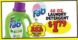 Ollie's FAB 40 OZ. LAUNDRY DETERGENT offer