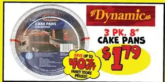 Ollie's DYNAMIC 3 PK. 8 CAKE PANS offer