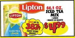 Ollie's LIPTON 66.1 OZ. ICED TEA MIX offer