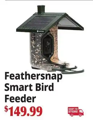 Ocean State Job Lot Feathersnap Smart Bird Feeder offer