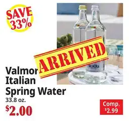 Ocean State Job Lot Valmora Italian Spring Water offer
