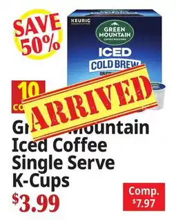 Ocean State Job Lot Green Mountain Iced Coffee Single Serve K-Cups offer