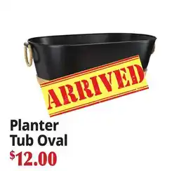 Ocean State Job Lot Planter Tub Oval offer
