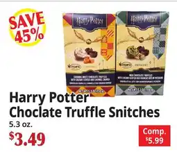 Ocean State Job Lot Harry Potter Choclate Truffle Snitches offer