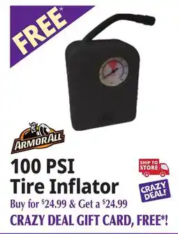Ocean State Job Lot Armor All 100 PSI Tire Inflator offer