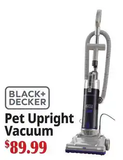 Ocean State Job Lot Black & Decker Pet Upright Vacuum offer