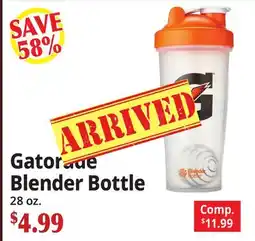 Ocean State Job Lot Gatorade Blender Bottle offer