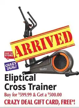 Ocean State Job Lot Eliptical Cross Trainer offer