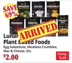 Ocean State Job Lot Lunar Fox Plant Based Foods offer