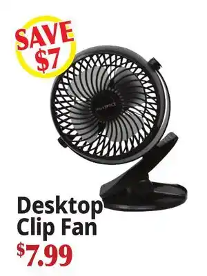 Ocean State Job Lot Desktop Clip Fan offer