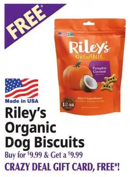 Ocean State Job Lot Riley's Organic Dog Biscuits offer