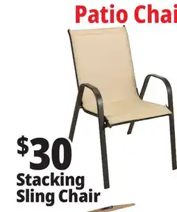 Ocean State Job Lot Stacking Sling Chair offer