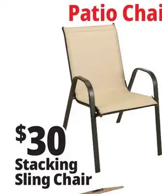 Ocean State Job Lot Stacking Sling Chair offer