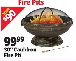 Ocean State Job Lot 30 Cauldron Fire Pit offer