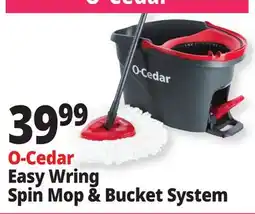 Ocean State Job Lot O-Cedar Easy Wring Spin Mop & Bucket System offer