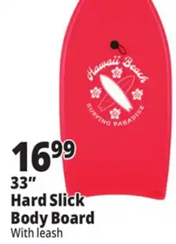 Ocean State Job Lot Hard Slick Body Board 33 offer