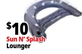Ocean State Job Lot Sun N' Splash Lounger offer