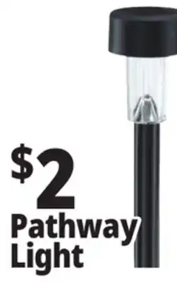 Ocean State Job Lot Solar Pathway Light Black offer