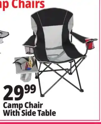 Ocean State Job Lot Camp Chair With Side Table offer