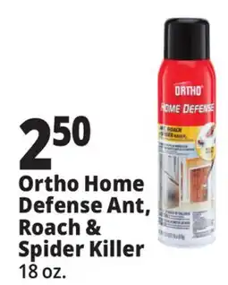 Ocean State Job Lot Ortho Home Defense Ant Roach & Spider Killer 18 oz offer