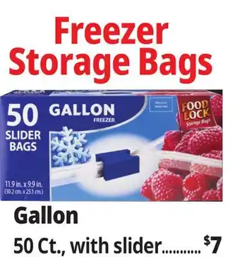 Ocean State Job Lot Freezer Storage Bags offer