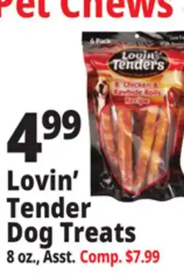 Ocean State Job Lot Lovin Tenders Chicken and Sweet Potato Bones Recipe 8 oz offer